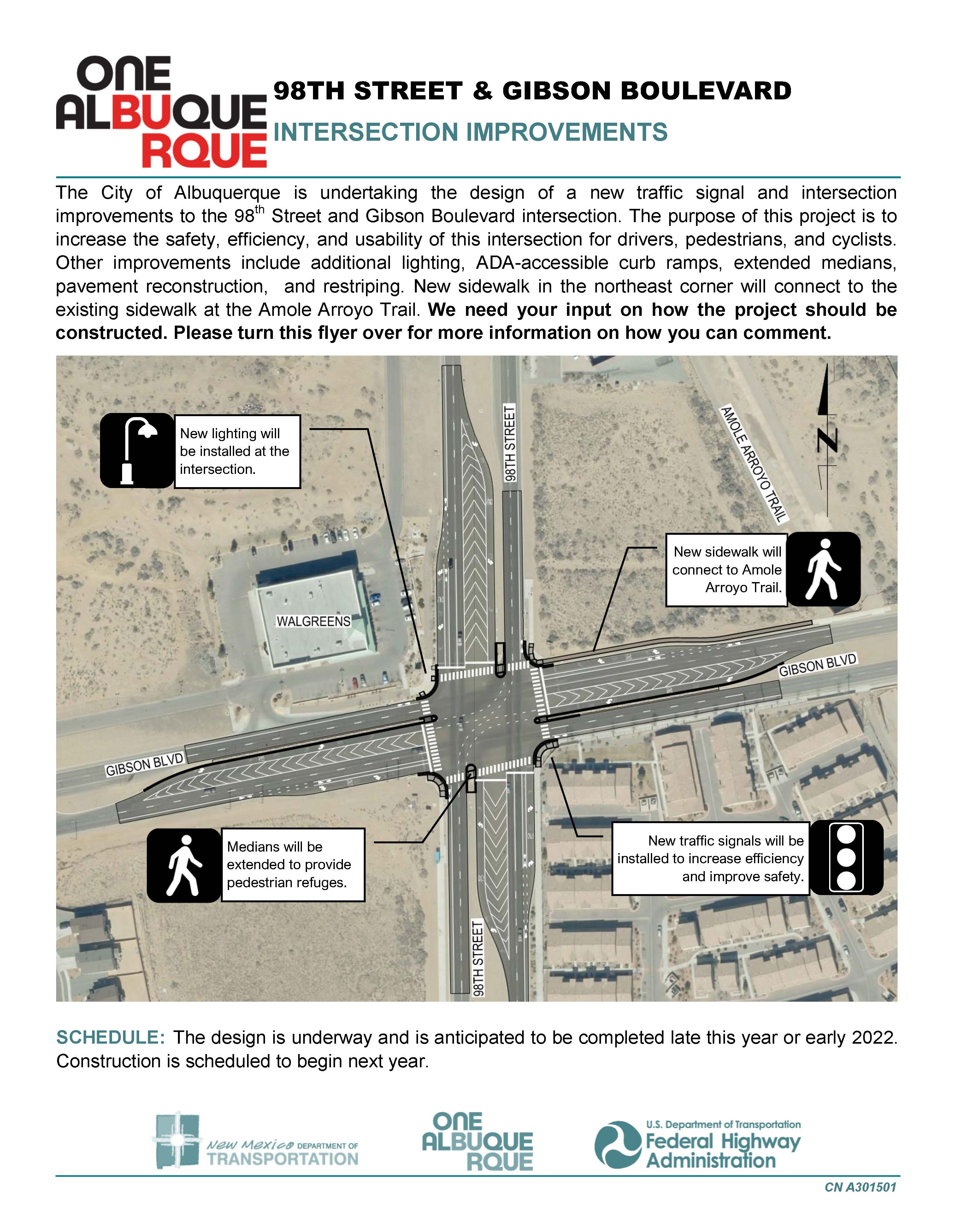 98th Street and Gibson Boulevard Intersection Improvements Project